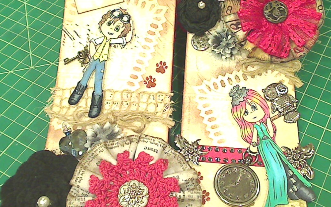 Steampunk Tags: Tinker Boy & Girl