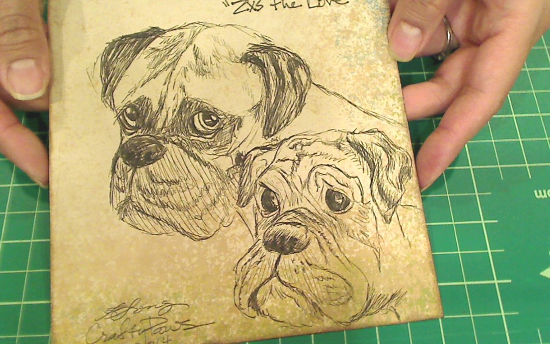 Boxers ATC and Drawing