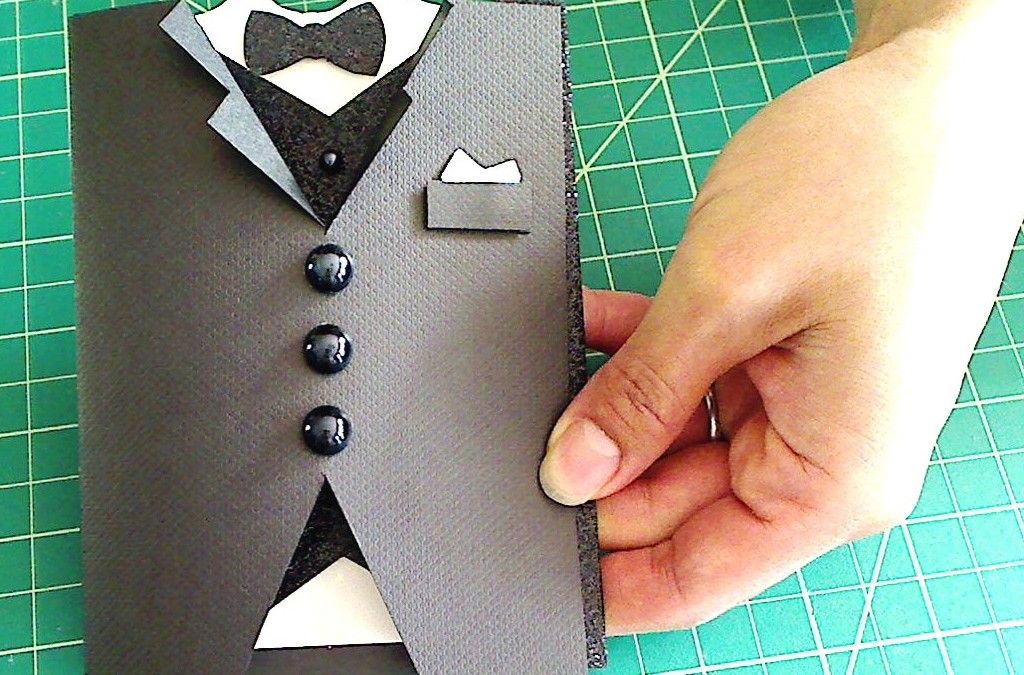 Masculine Tuxedo Card