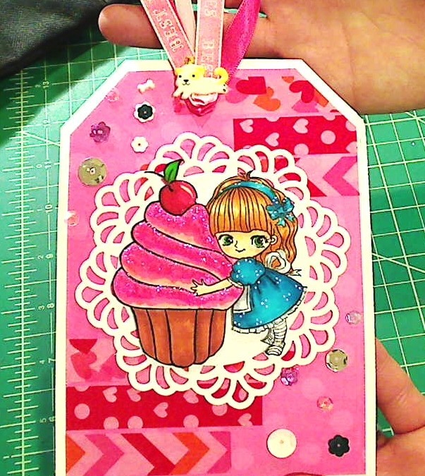 Cutsie “Miss Lilly Big Cupcake” Tag