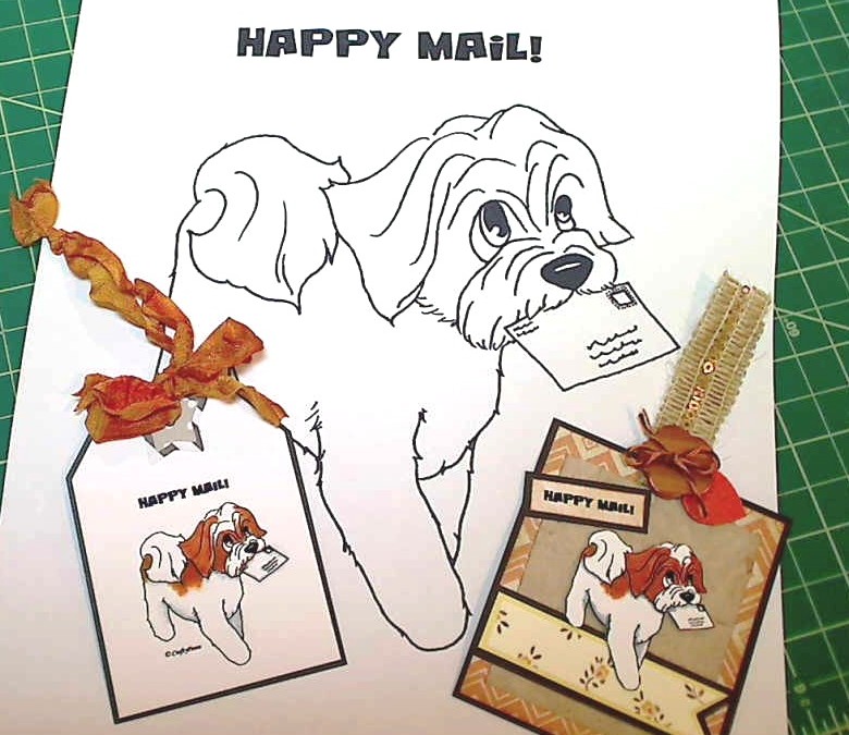 “Happy Mail” aka “Special Puppy Delivery” Digi