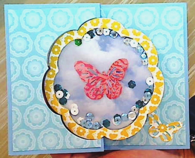 Shaker Swing Card – With Tutorial