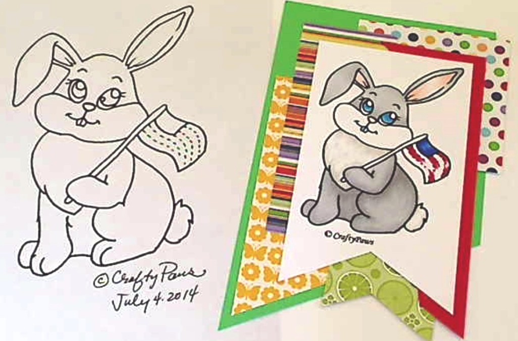 Happy Fourth of July! – Patriotic Bunny Freebie!