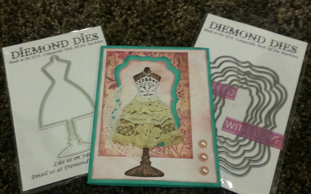 Diemond Dies Dress Form Card