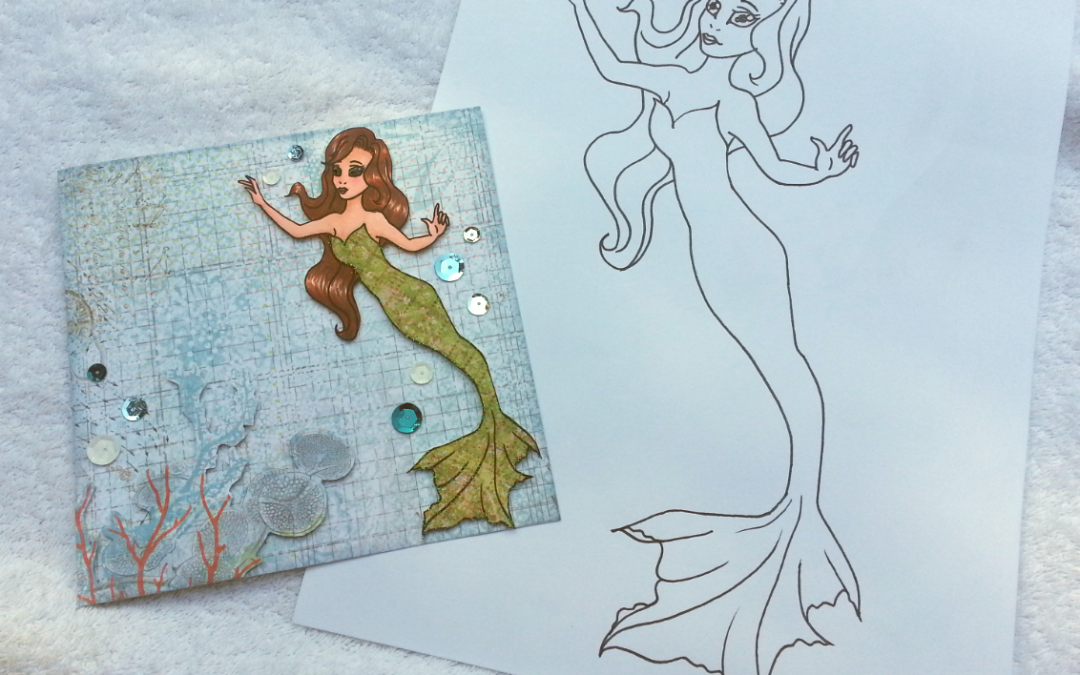 6×6 Layout with “Melody Mermaid” – Free Digi
