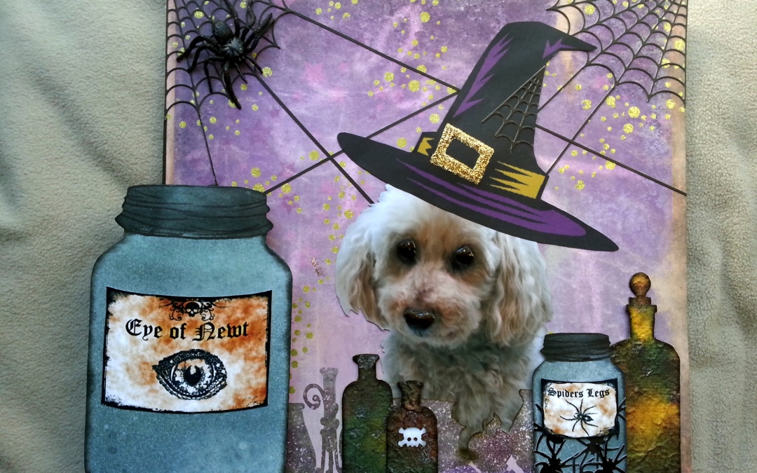 Hoppy Halloween Layouts with Free Digi Printables!