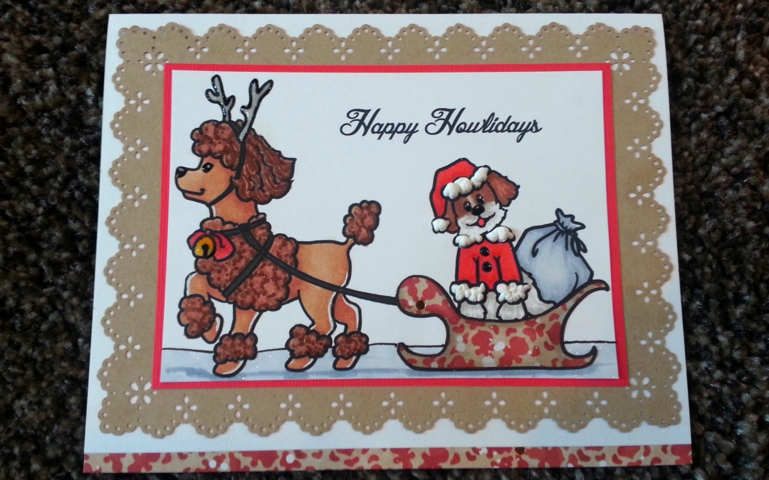 “Happy HOWLidays!” – Free Digi of the Week