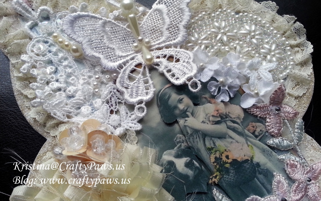 Shabby Chic Wall Hanging Using Gorgeous Products from MelsCraftBoutique