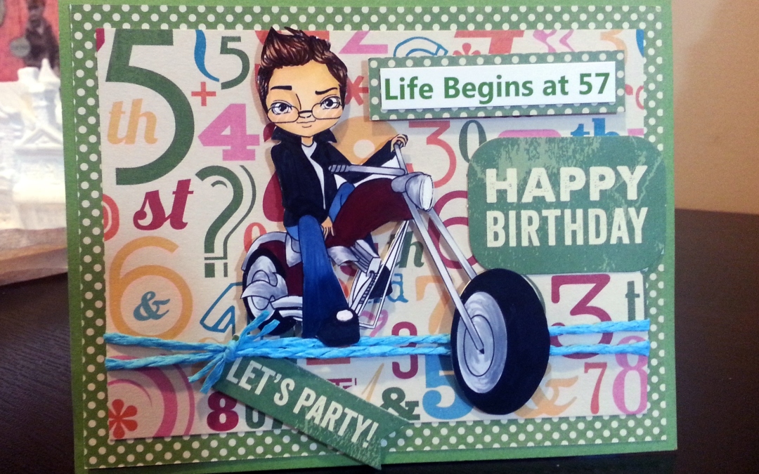 Motorcycle Birthday Card