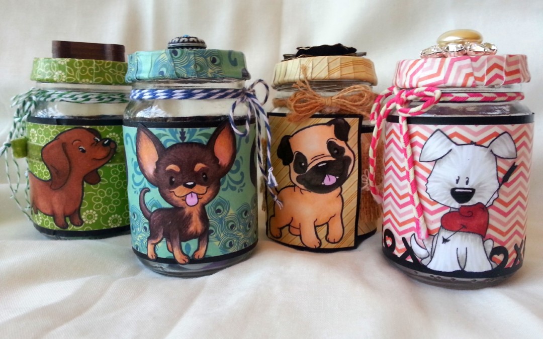 Upcycled Baby Food Jars for Button Storage