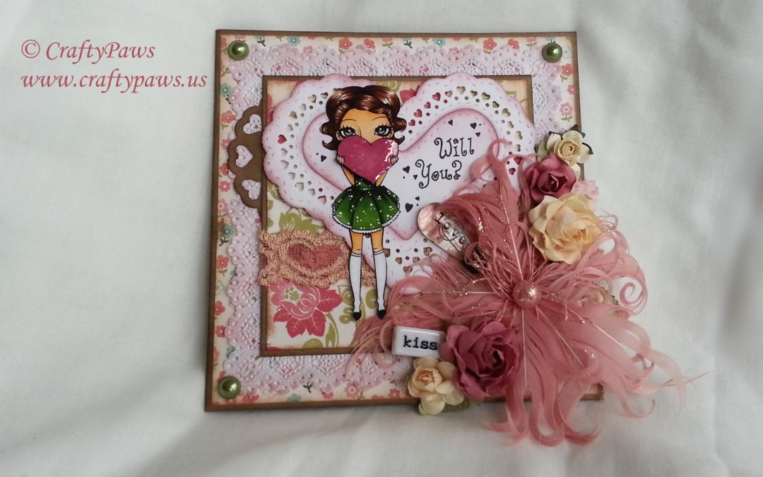 LBBS GDT Project – “Be Mine” Layered Valentines Card