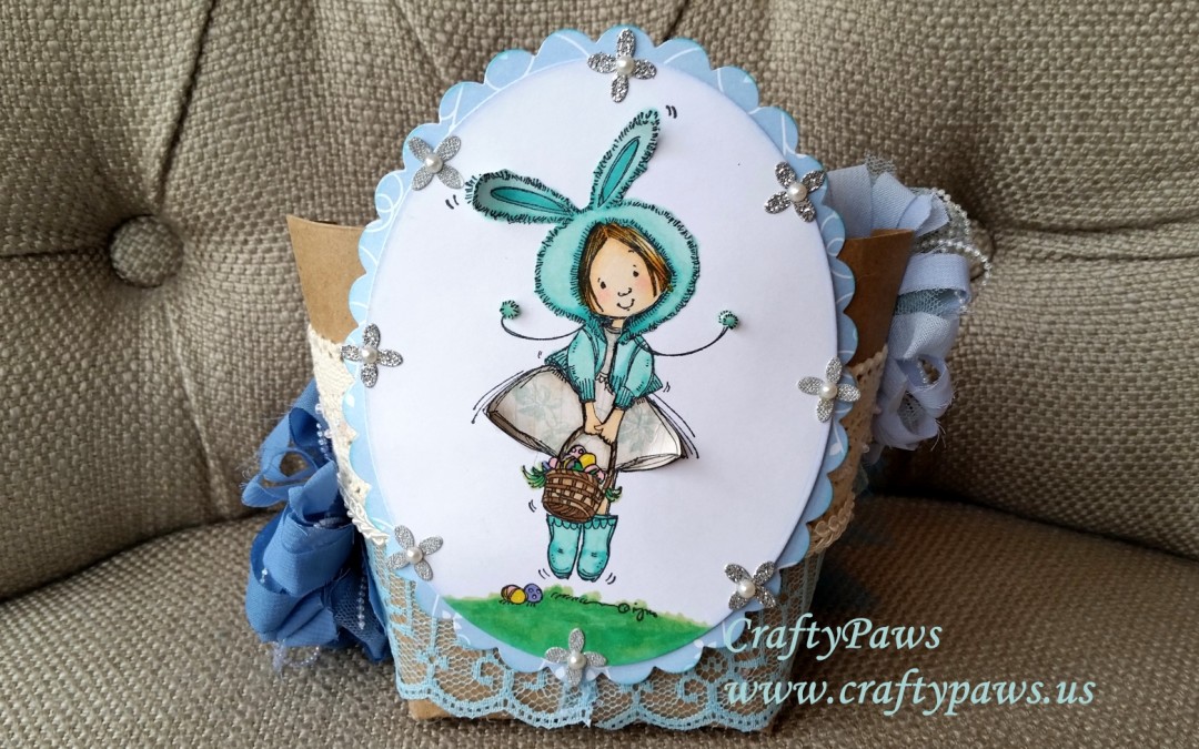 Envelope Fry Box with Stamping Bella’s Valerie Bunny