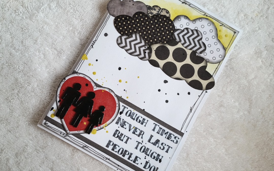 Mixed Media Encouragement Card