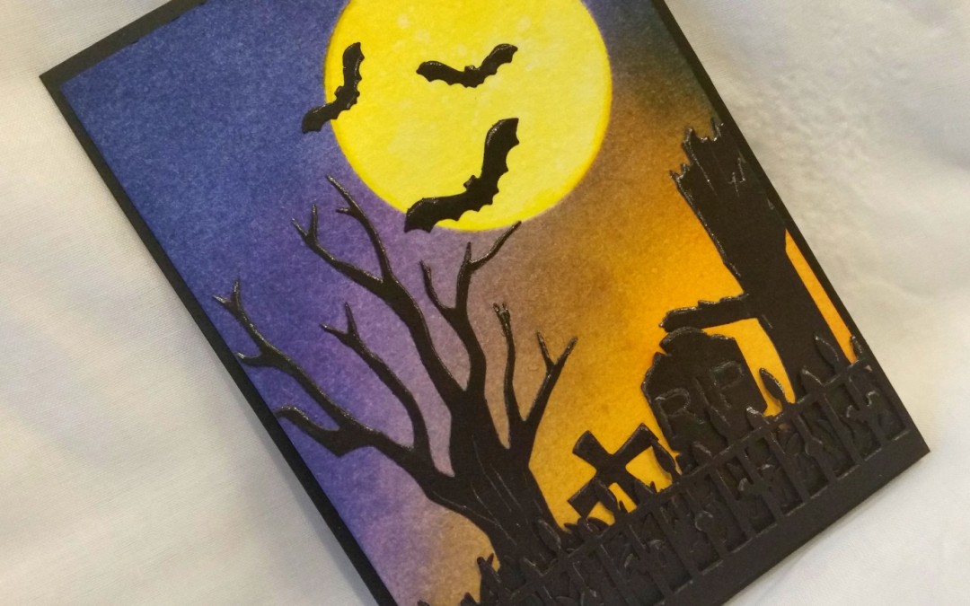 Spooky Silhouette Halloween Card