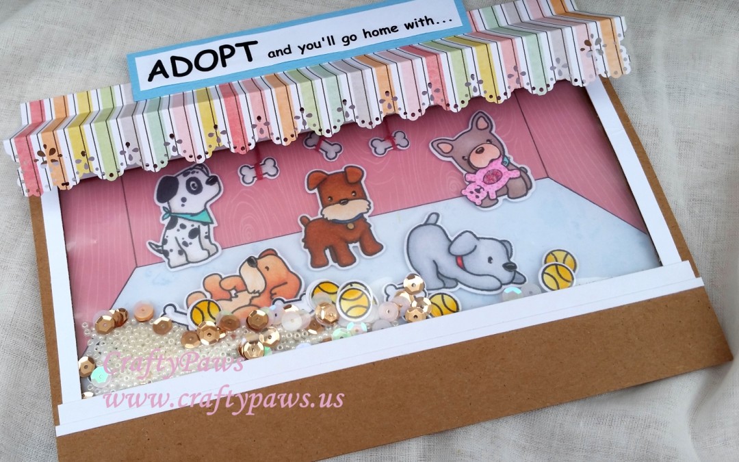 Puppy Adoption Floating Shaker Card – MarkerPOP GDTP