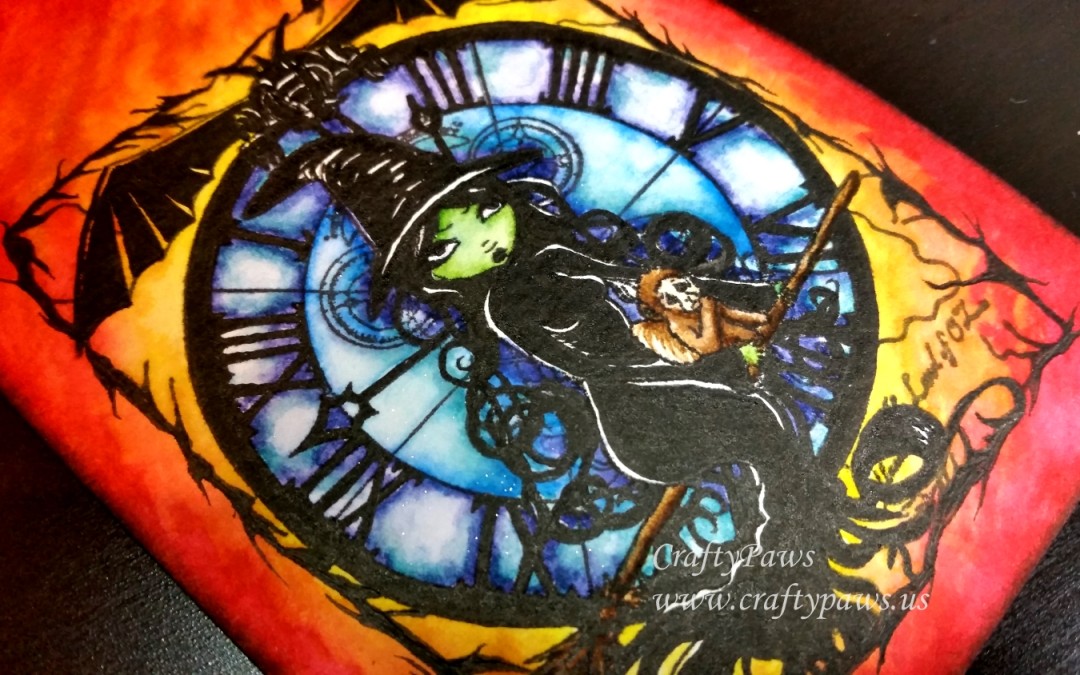 Elphaba Watercolor Card