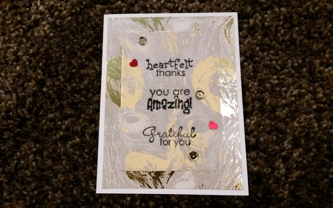 Thankful Note Card Set Tutorial