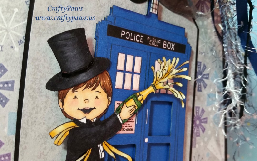 Doctor Who Inspired Happy New Year Card