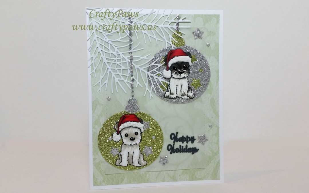 Another Doggy Christmas Card + Diemond Dies Sale!