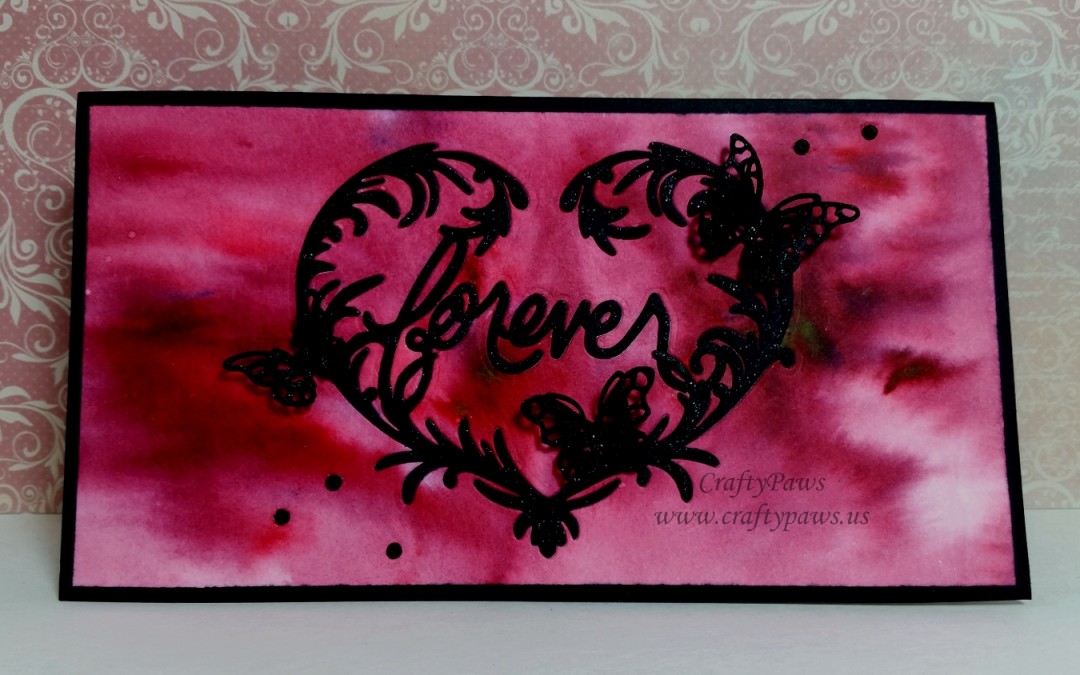 Romantic Valentine with Detailed Inlaid Die Cutting