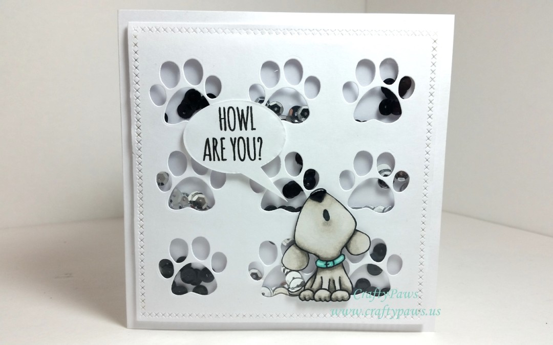 Multi-compartment Puppy Shaker Card