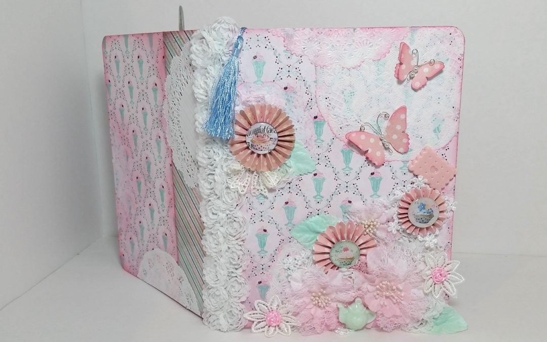 Summer Garden Tea Party Altered Journal – FlairbyMe Etsy Shoppe GDTP