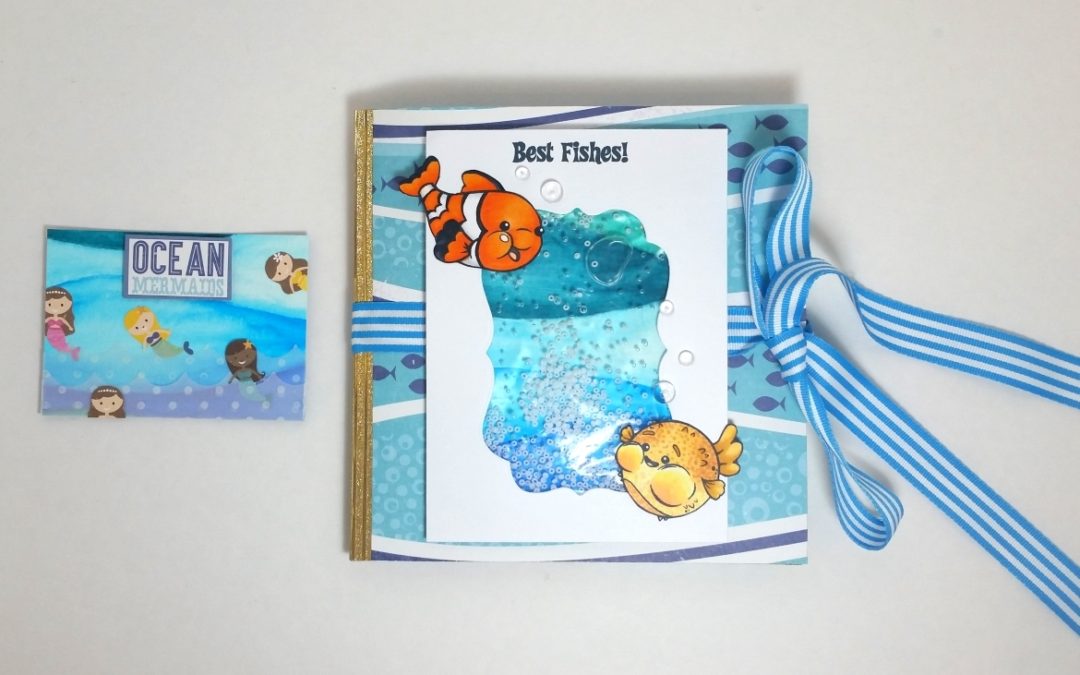 Ocean Mermaid ATC and Flip Book