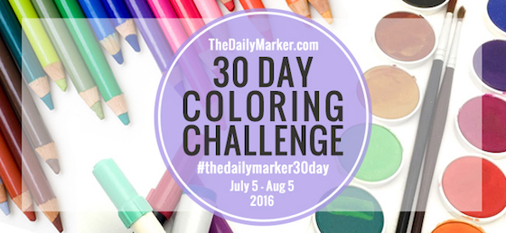 30 Day Coloring Challenge is Back!