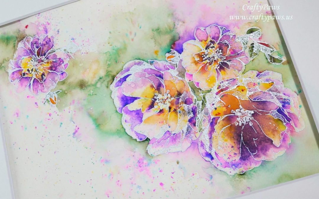 Color Burst Watercoloring!