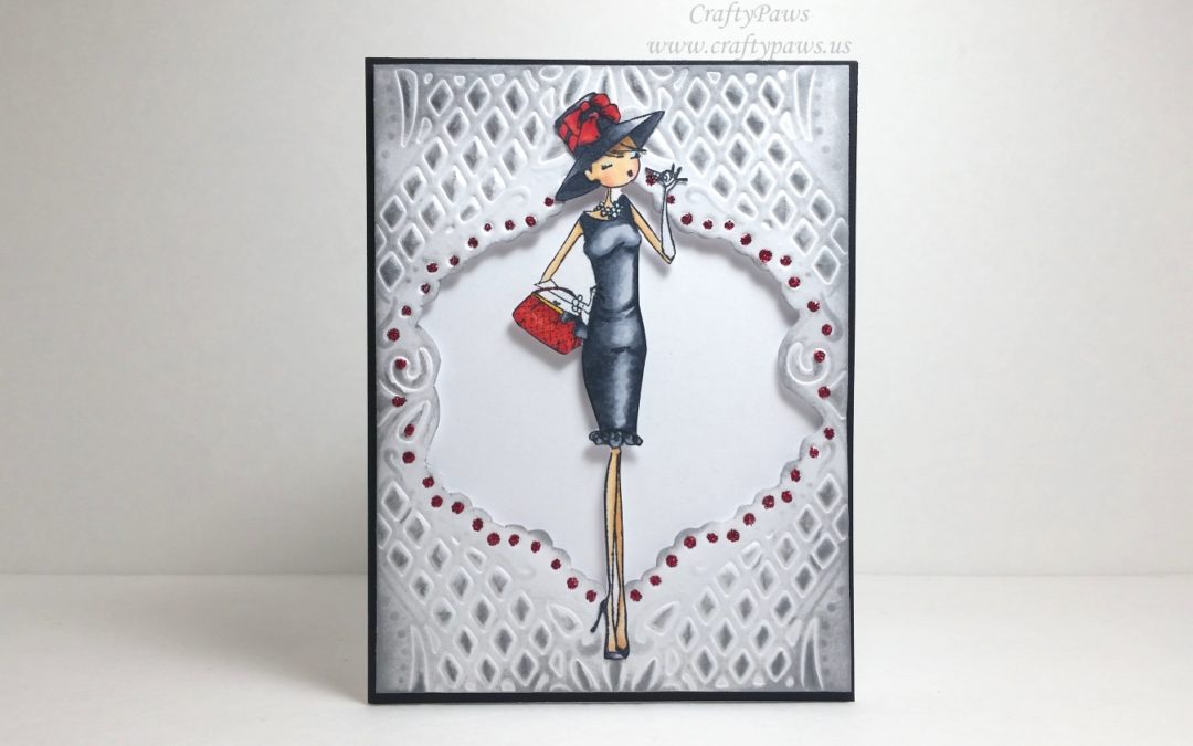 Glamorous Birthday Card + Embossing with Dies!