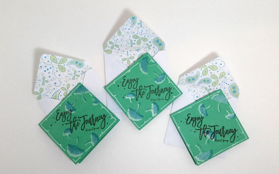 Quick and Easy Shadow Stamped Note Cards