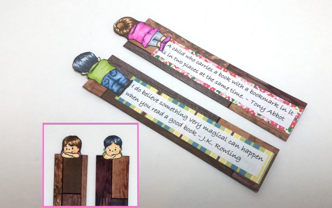 Cute Front and Back Bookmarks for Kids