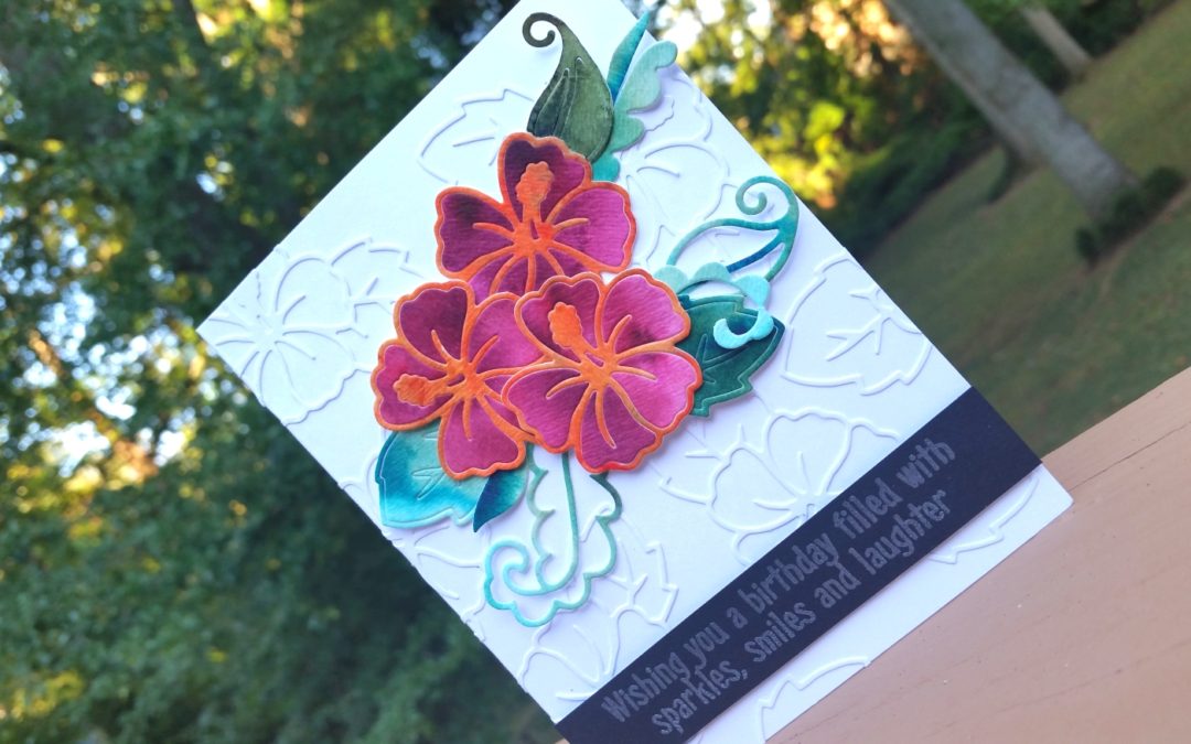 Using Die Cuts for Faux Embossing