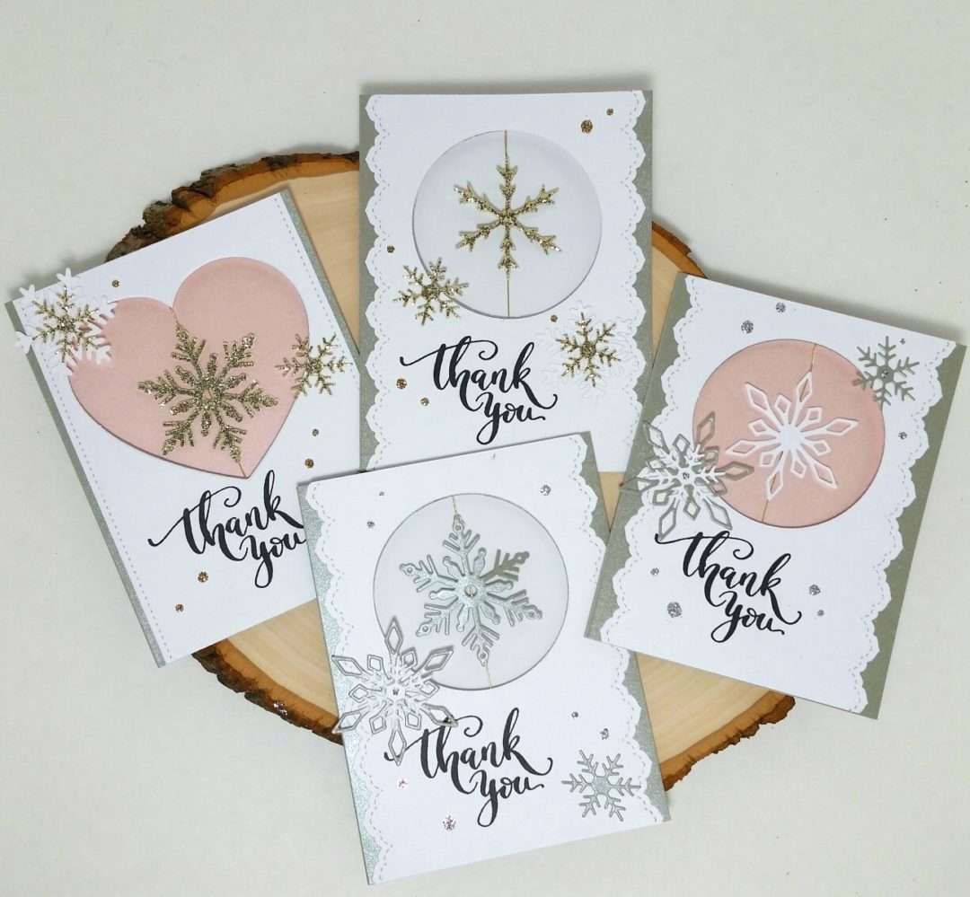 Snowflake Spinner Cards – In Bulk! | CraftyPaws