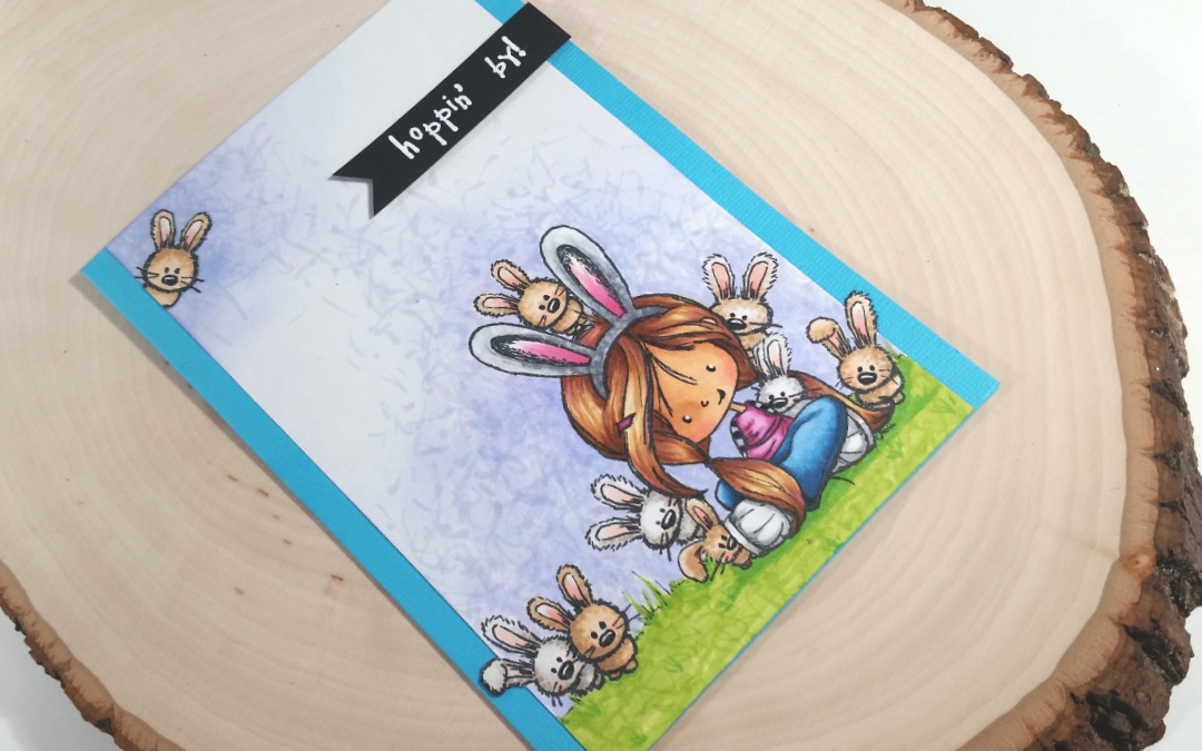 Hoppin’ By to Say Hi Easter Card