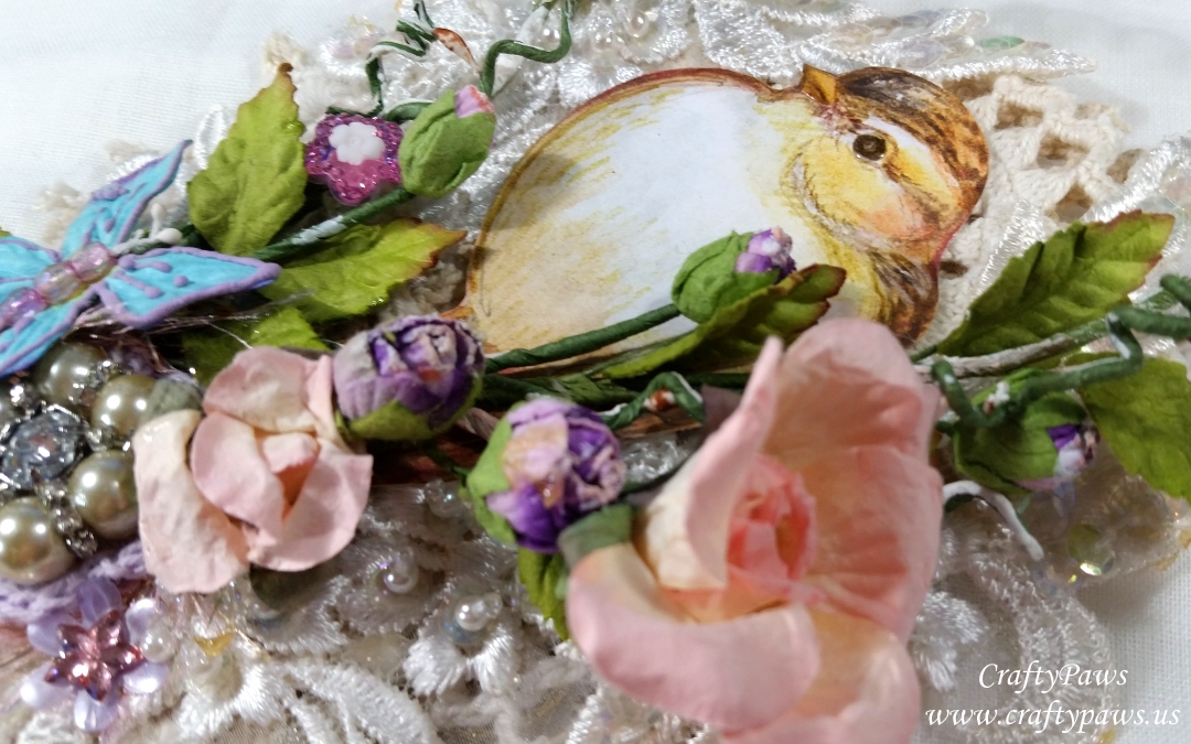 Shabby Chic Spring Broach