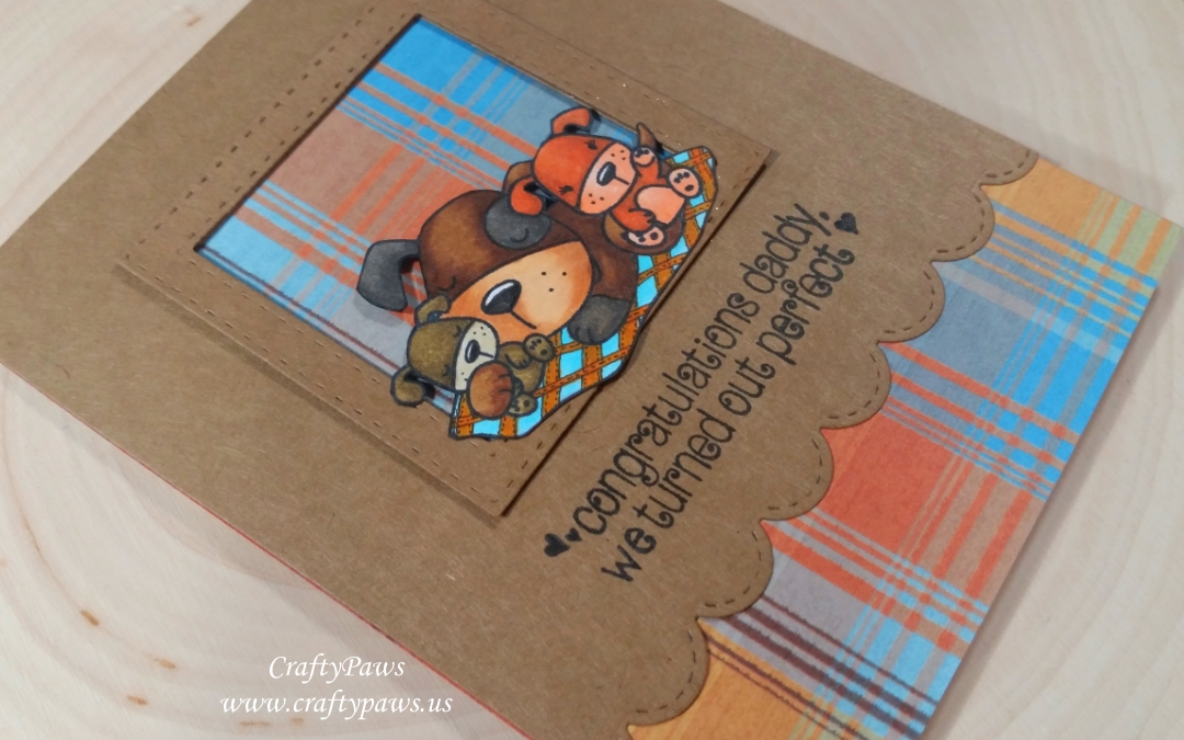 Puppy Love Fathers Day Card