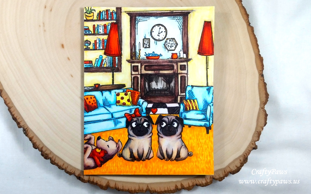 Home is Where the Dogs Are – Custom Scene Card