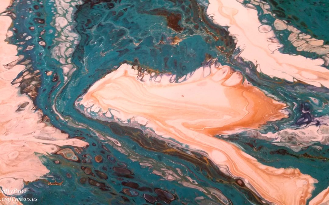 Acrylic Flow Art #2 and #3 – Giant Double Dirty Pours