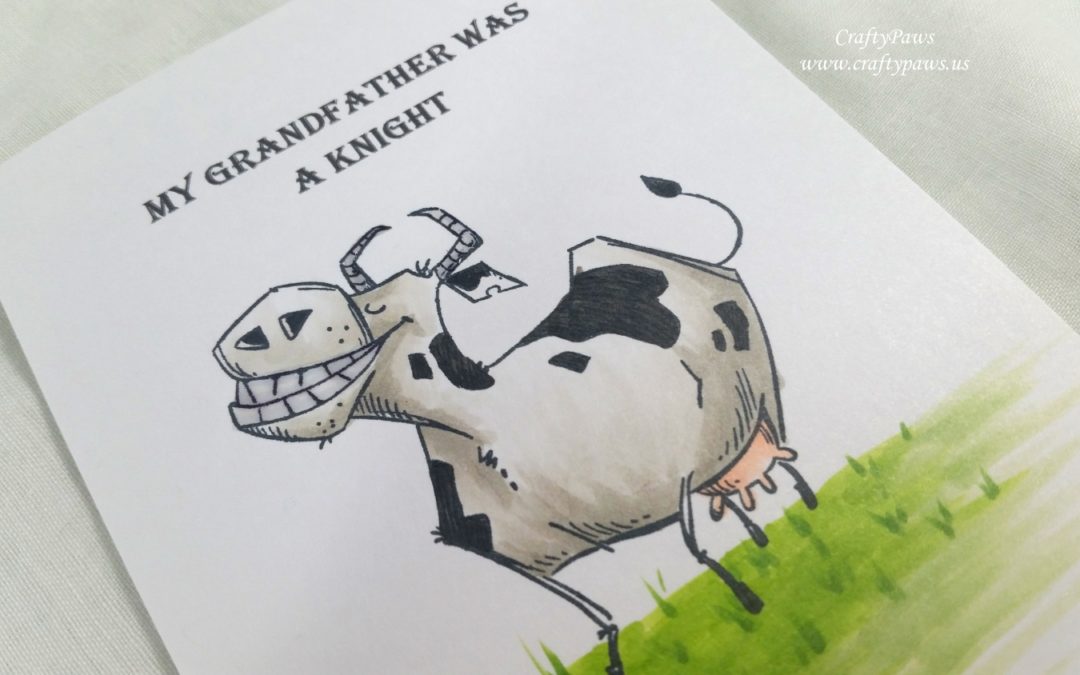 Funny Farm Cow Card