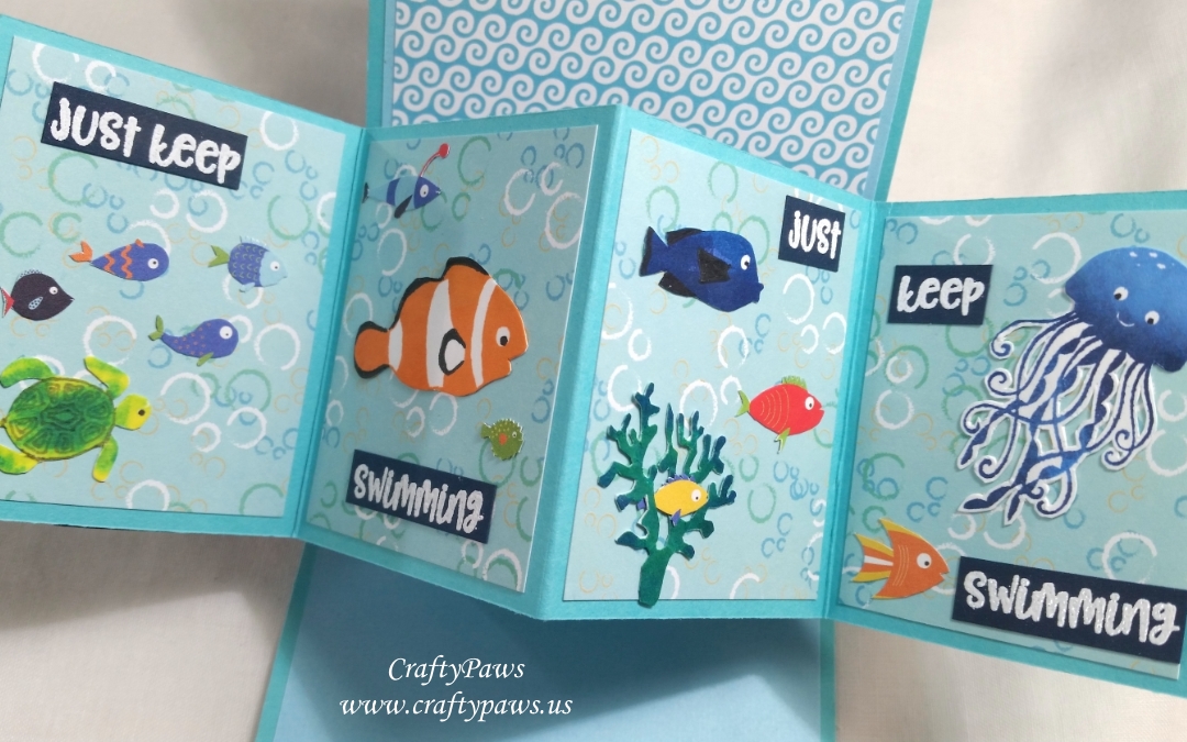 At the Sea Twist Pop Scene Card – Scrapping For Less Hop