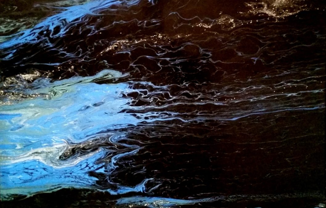 Acrylic Flow Art #9: Galaxy