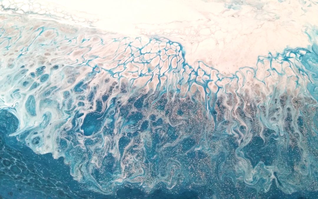 Acrylic Flow Art #10: Wave II