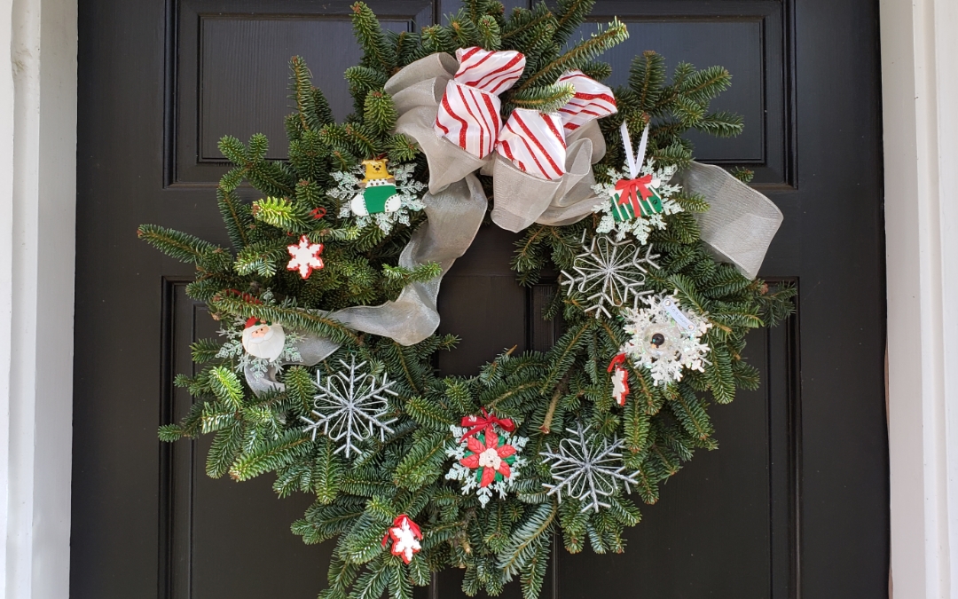 Dressing Up a Plain Wreath!