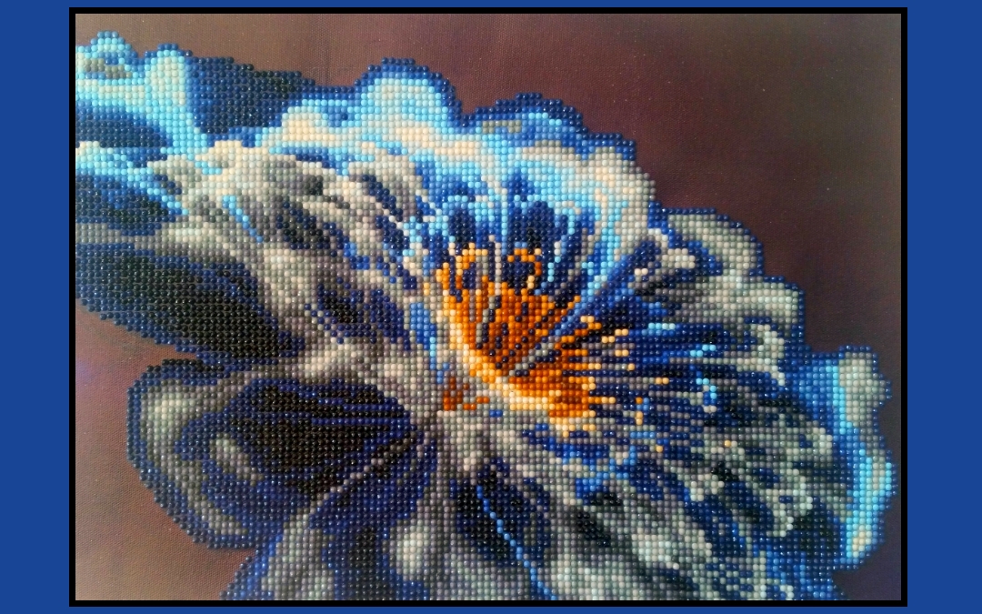 My 2nd Diamond Painting – Floral Close-Up