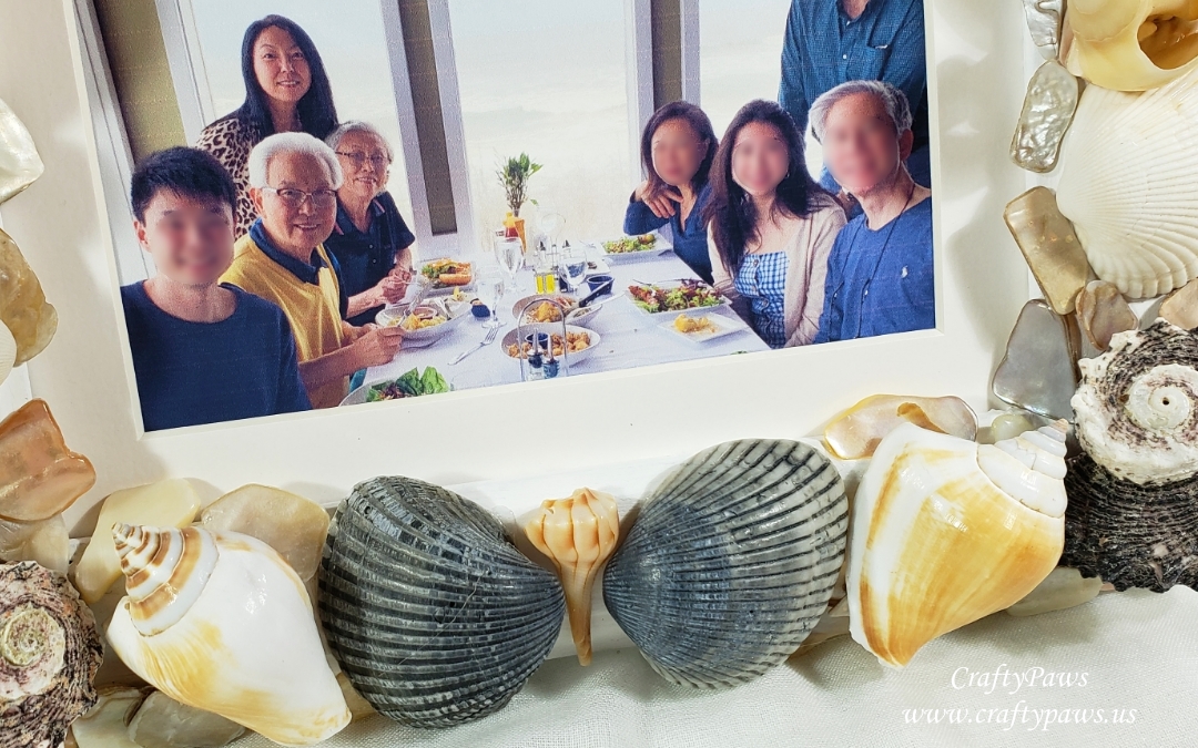 Special Seashell Keepsake Frame