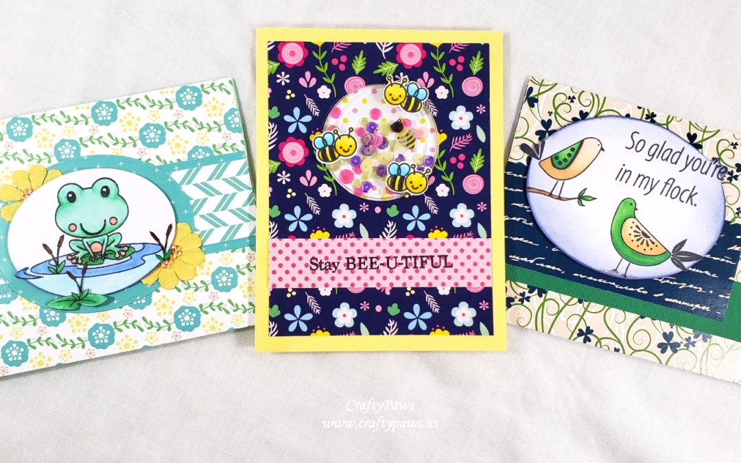 3 Spring Critters Cards | Scrapping For Less April 2019 Blog Hop