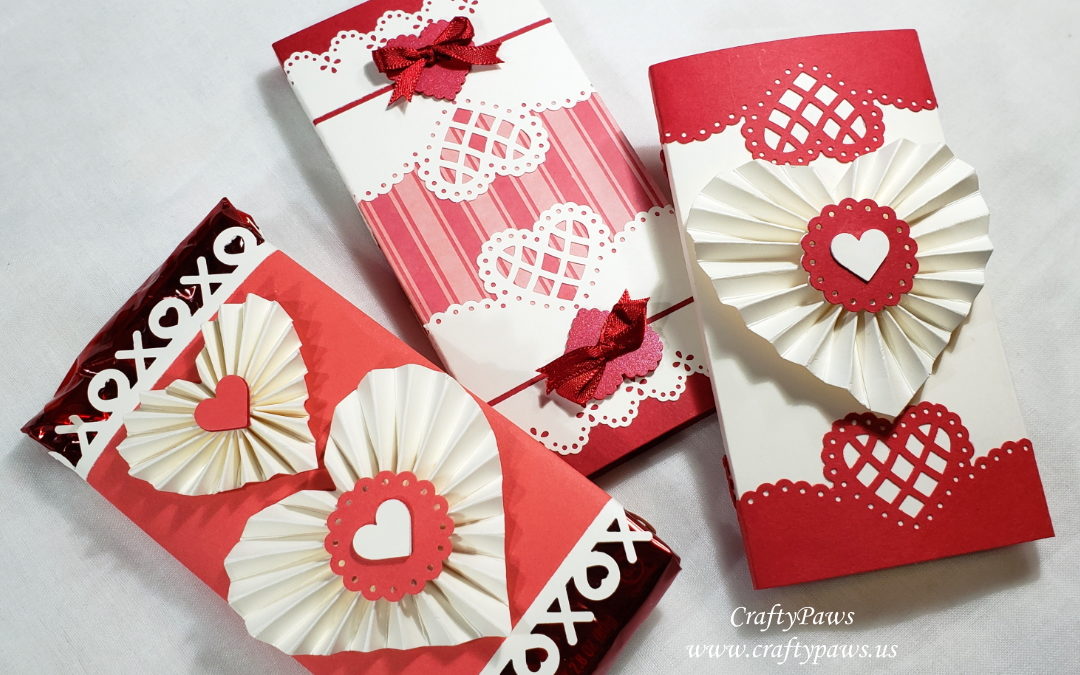 Heart Rosettes and Gift Wrapping Chocolates