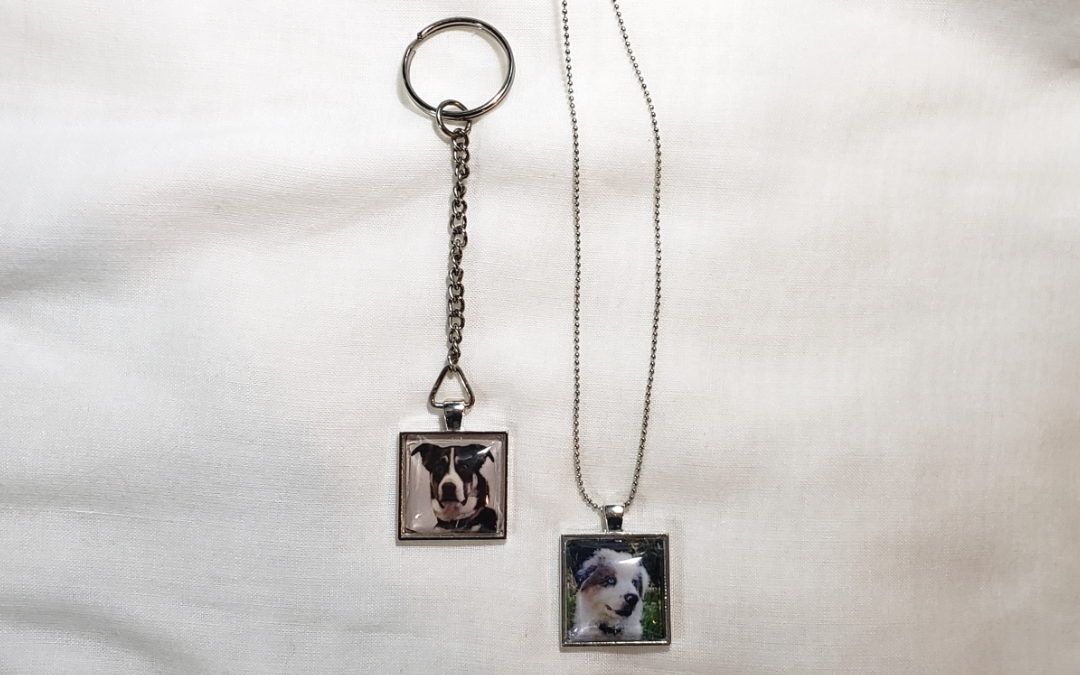 Doggy Keychain and Necklace