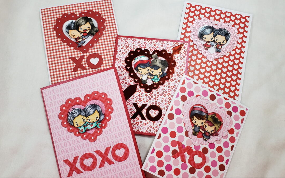 Making 5 Quick and EASY Valentine’s Day Cards – TGF Guest Designer Project